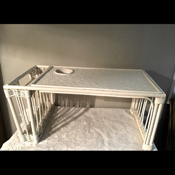 70’s Vintage Wicker Cottage Core Lap Tray - Picture 9 of 9